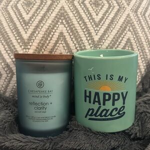 2 Premium Candles / Life is Good & Chesapeake Bay